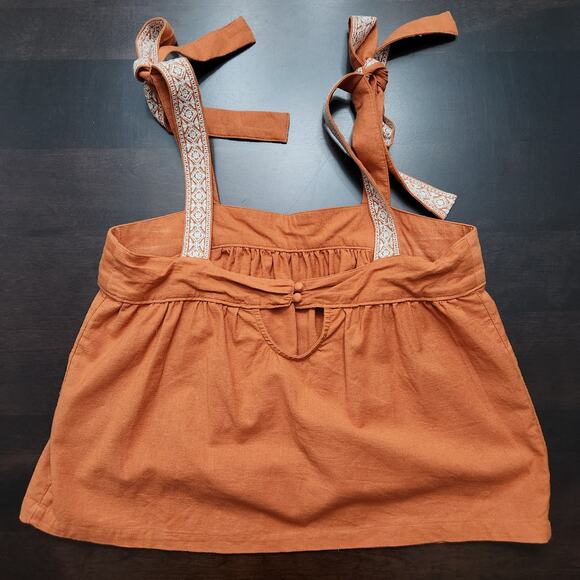 Anthropologie Etude Embroidered Tank Top Size Small - Picture 5 of 6